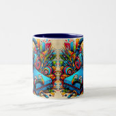 Tasse 2 Couleurs Console de jeu rétro et écouteurs (Centre)