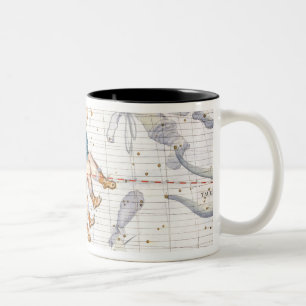 Tasse 2 Couleurs Constellation de Gémeaux avec le mineur de Canis,