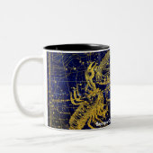 Tasse 2 Couleurs Constellation de Scorpio (Gauche)