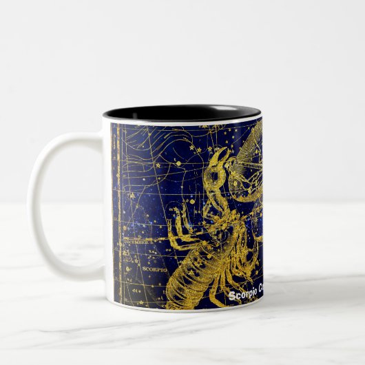 Tasse 2 Couleurs Constellation de Scorpio (Gauche)