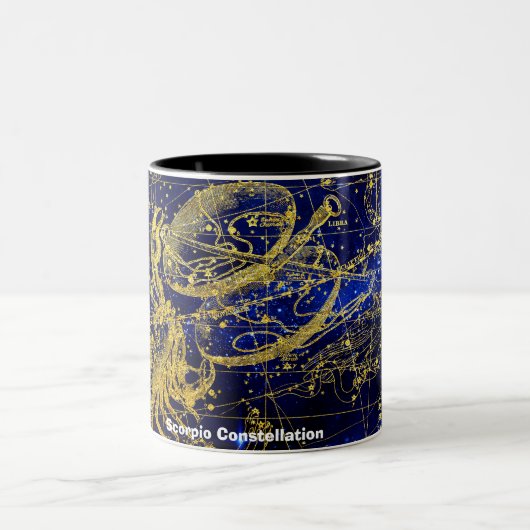 Tasse 2 Couleurs Constellation de Scorpio (Centre)