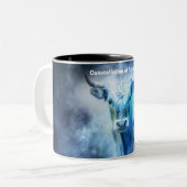 Tasse 2 Couleurs Constellation de Tauras (Devant gauche)