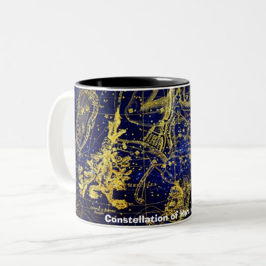 Tasse 2 Couleurs Constellation d'Hercules (Devant gauche)