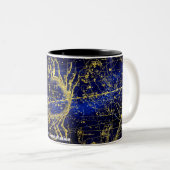 Tasse 2 Couleurs Constellation du crabe (Devant droit)