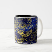 Tasse 2 Couleurs Constellation du Dragon (Devant droit)