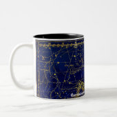 Tasse 2 Couleurs Constellation du Lynx (Gauche)