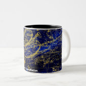 Tasse 2 Couleurs Constellation du Scorpion (Devant droit)