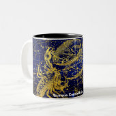 Tasse 2 Couleurs Constellation du Scorpion (Devant gauche)