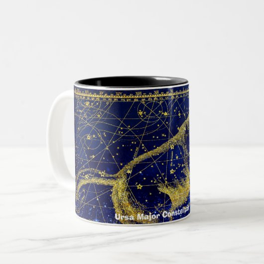 Tasse 2 Couleurs Constellation Ursa Major (Devant gauche)