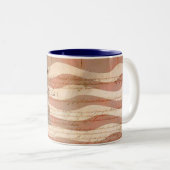 Tasse 2 Couleurs Constitution et drapeau américain Patriotic (Devant droit)
