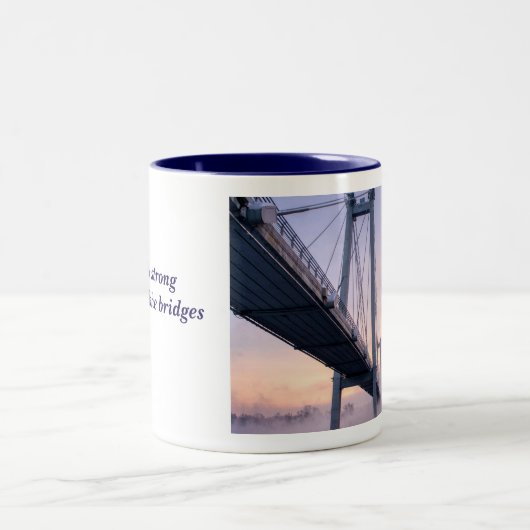 Tasse 2 Couleurs Constructeurs de ponts (Centre)