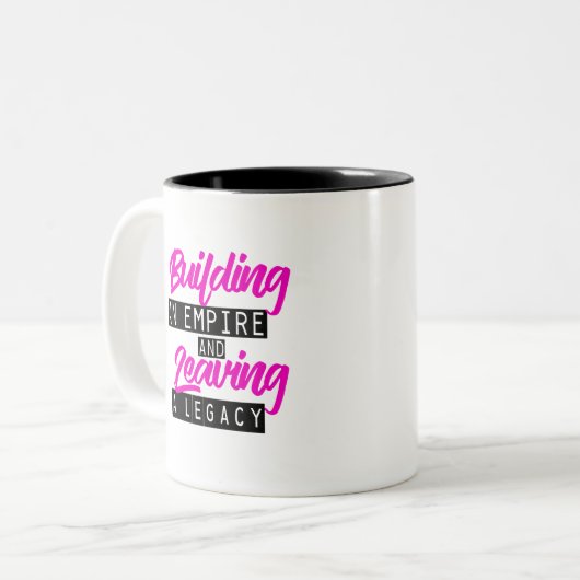 TASSE 2 COULEURS CONSTRUCTION D'UN EMPIRE (Devant gauche)