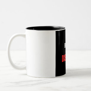 Tasse 2 Couleurs Construit par la motivation de salle de musculatio