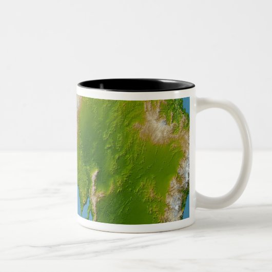 Tasse 2 Couleurs Continent australien (Droit)