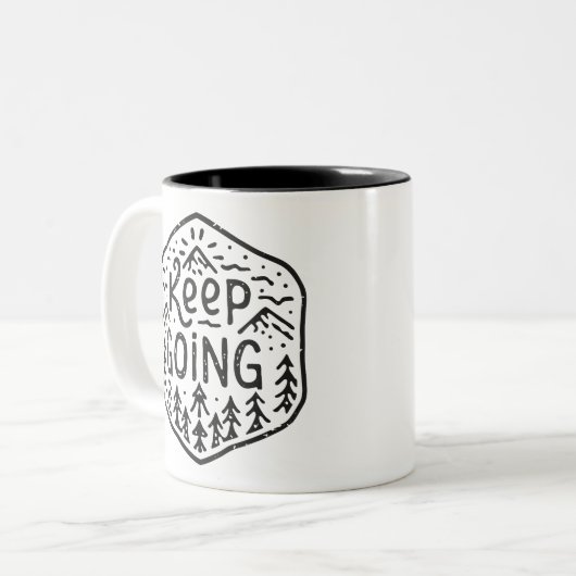 Tasse 2 Couleurs Continuez (Devant gauche)