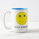 Tasse 2 Couleurs Continuez à sourire (Gauche)