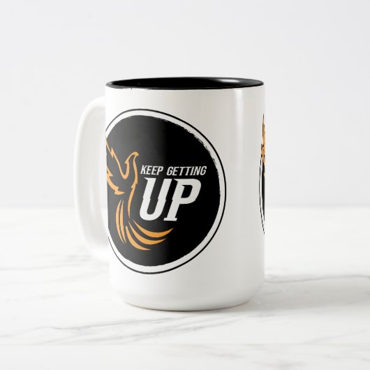 Tasse 2 Couleurs Continuez à vous lever (Devant gauche)