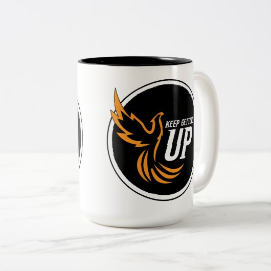 Tasse 2 Couleurs Continuez à vous lever (Devant droit)