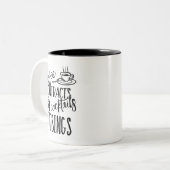 Tasse 2 Couleurs Contrats de café Cocktails Fermeture Immobilier (Devant gauche)