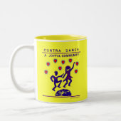 Tasse 2 Couleurs Contre la joie de danse (Gauche)