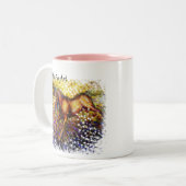 Tasse 2 Couleurs contre-vent, "soutenu librement… aussi librement (Devant gauche)