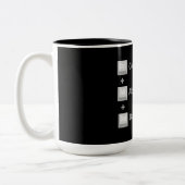 Tasse 2 Couleurs Control Alt Delete Mindset Motivation Quote (Gauche)