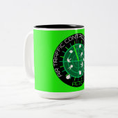 Tasse 2 Couleurs Contrôleur de la circulation aérienne (Devant gauche)