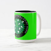 Tasse 2 Couleurs Contrôleur de la circulation aérienne (Devant droit)