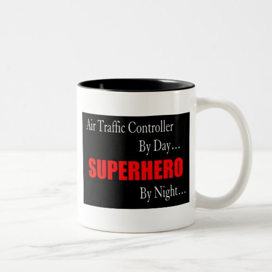 Tasse 2 Couleurs Contrôleur de la navigation aérienne de super (Droit)