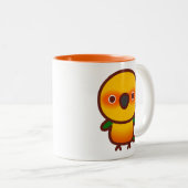 Tasse 2 Couleurs Conure de Jenday (Devant droit)