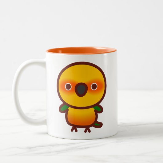 Tasse 2 Couleurs Conure de Jenday (Gauche)