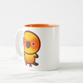 Tasse 2 Couleurs Conure soleil (Devant gauche)