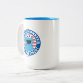 Tasse 2 Couleurs Cookie Monster pour le président (Devant gauche)