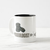 Tasse 2 Couleurs Cookies amusants (Devant gauche)