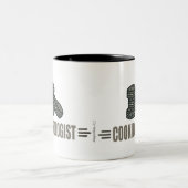 Tasse 2 Couleurs Cookies amusants (Centre)