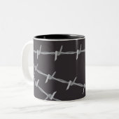 Tasse 2 Couleurs Cool Barb Wire (Devant gauche)