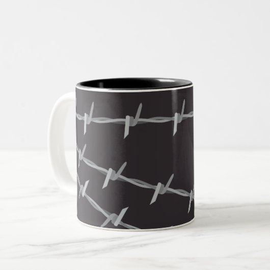 Tasse 2 Couleurs Cool Barb Wire (Devant gauche)