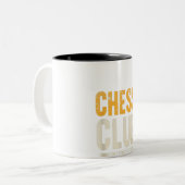 Tasse 2 Couleurs Cool Chess Player (Devant gauche)