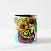 Tasse 2 Couleurs Cool d'art Sunflower (Centre)