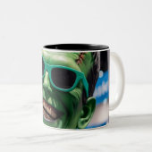 Tasse 2 Couleurs Cool Frankenstein (Devant droit)