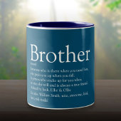 Tasse 2 Couleurs Cool Fun Brother Définition Dire Bleu