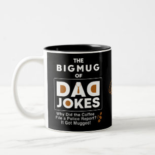 Tasse 2 Couleurs Cool Papa plaisante Design Texte