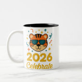 Tasse 2 Couleurs Cool Party Tiger (Gauche)