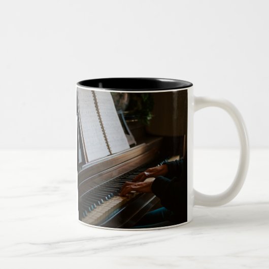Tasse 2 Couleurs Cool Piano (Droit)