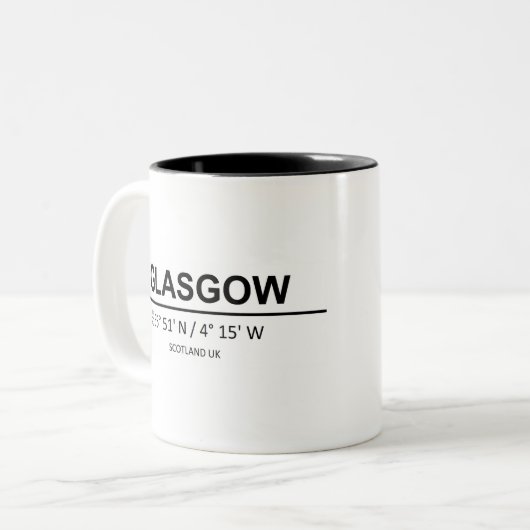 Tasse 2 Couleurs Coordinates Glasgow (Devant gauche)