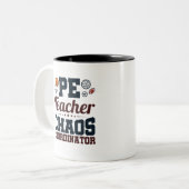 Tasse 2 Couleurs Coordinateur PE Teacher Chaos (Devant gauche)