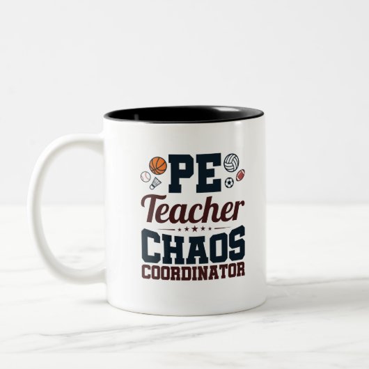 Tasse 2 Couleurs Coordinateur PE Teacher Chaos (Gauche)