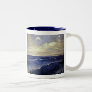 Tasse 2 Couleurs Copain Szinyei-Merse - cru de vague d'eau.