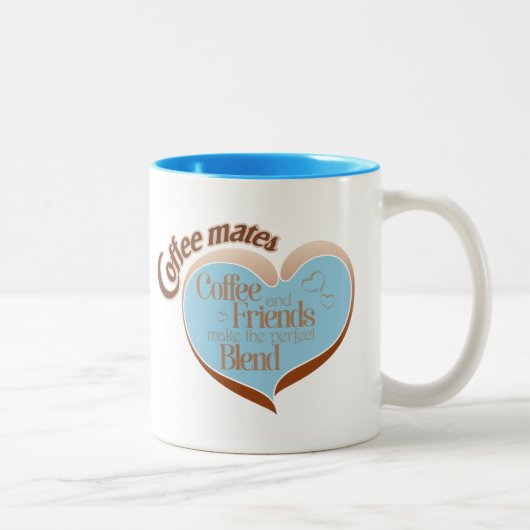 Tasse 2 Couleurs Copains de café (Droit)