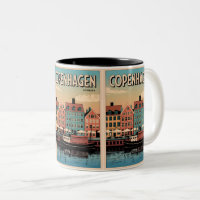 Copenhague vintage Danemark maisons colorées cadea